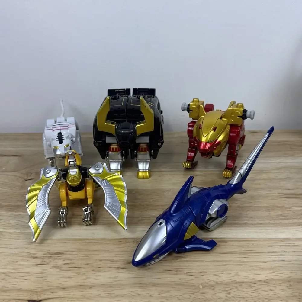 Power Rangers Wild Force Gaoranger DX Gao King Megazord Bandai Complete Set 2001